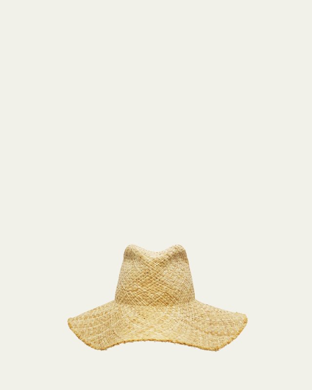 Commando Raffia Large-Brim Hat